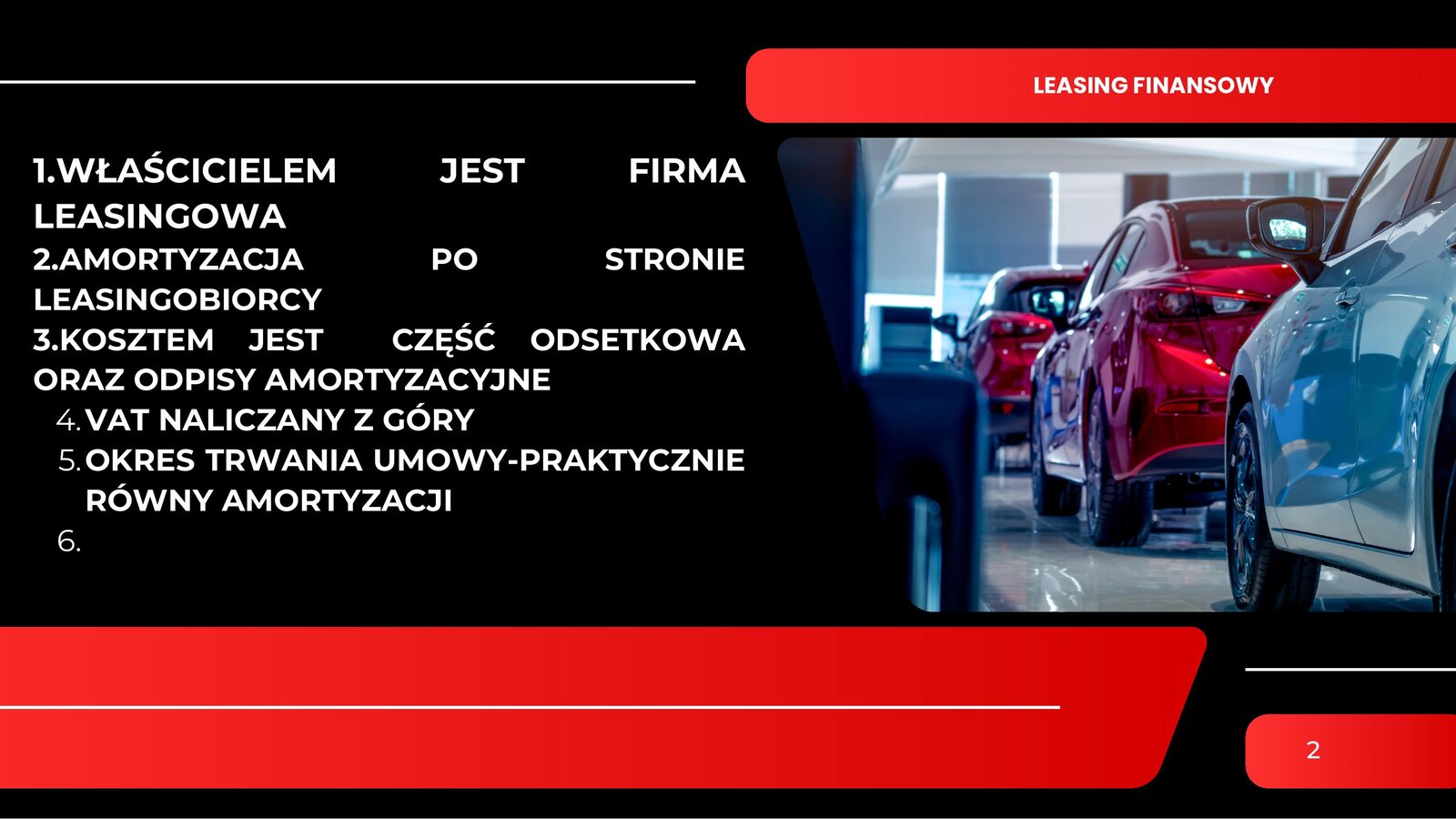 Leasing finansowy: właścicielem firma leasingowa, amortyzacja po stronie leasingobiorcy